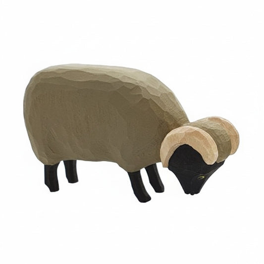 Lotte Sievers-Hahn Krippenfiguren 12cm, Heidschnucke, fressend, 5 cm (Typ 1)