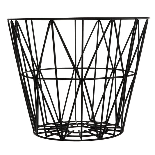 Ferm Living Wire Basket Korb large schwarz