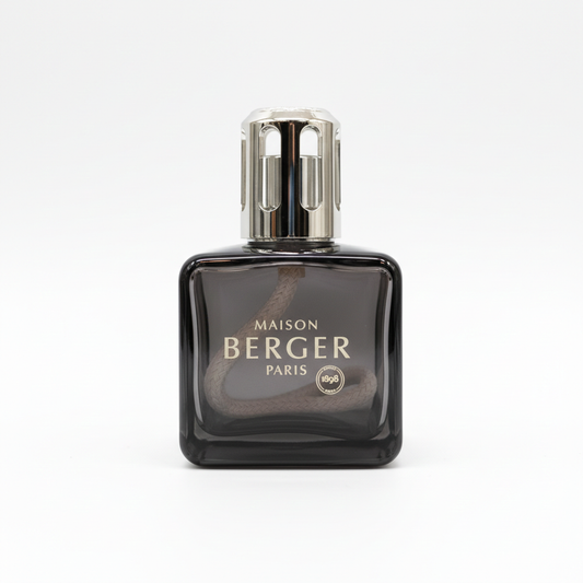 Lampe Berger ICE CUBE Grau - Aromatischer Weißer Tee / Zarte Baumwollblüte