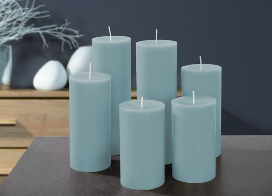 Engels Kerzen Stumpenkerze 8x15cm Gletscher