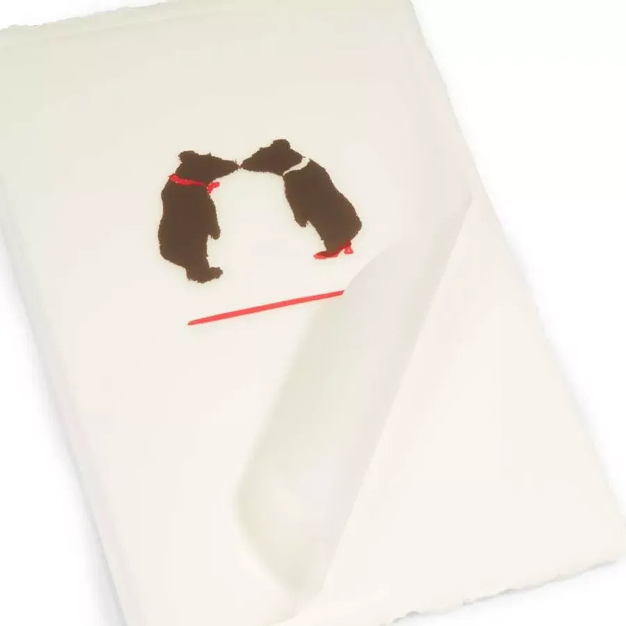 Bethge Grußkarte Bärenliebe Bütten