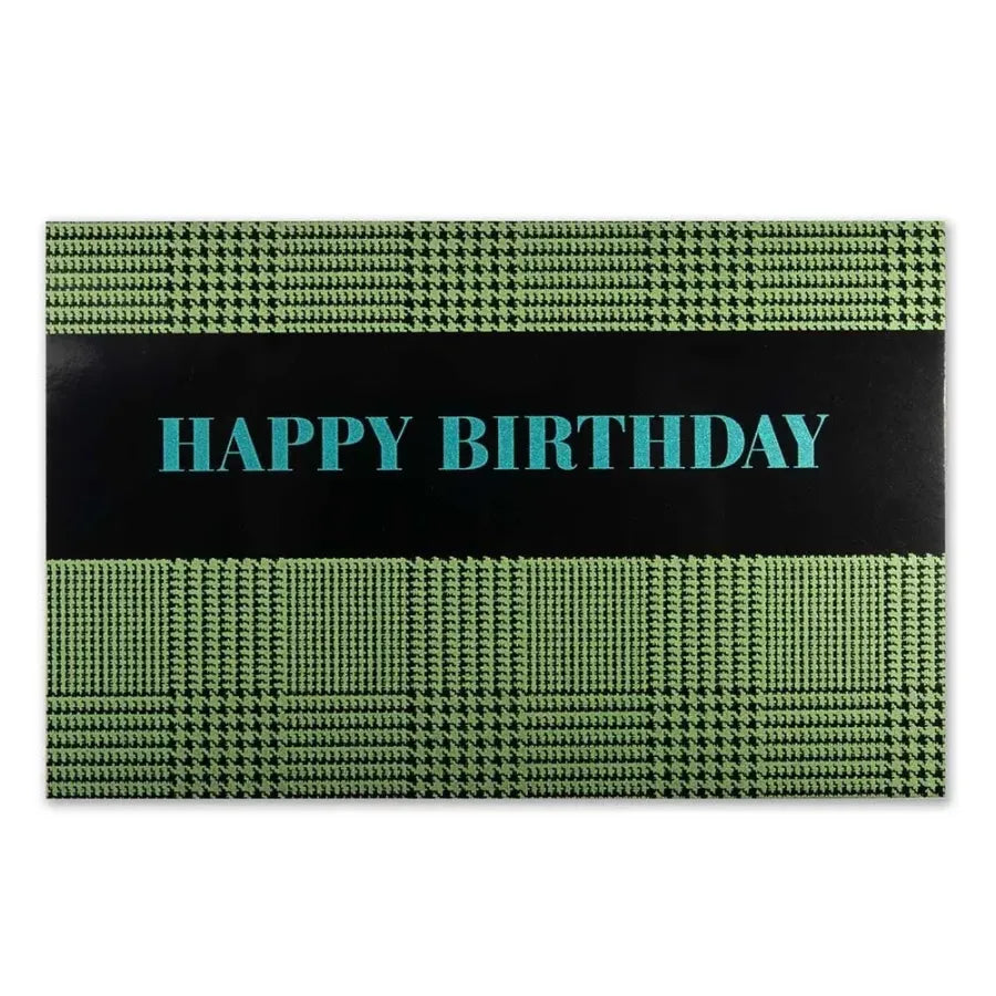 Bethge Grußkarte Geburtstag Glenncheck