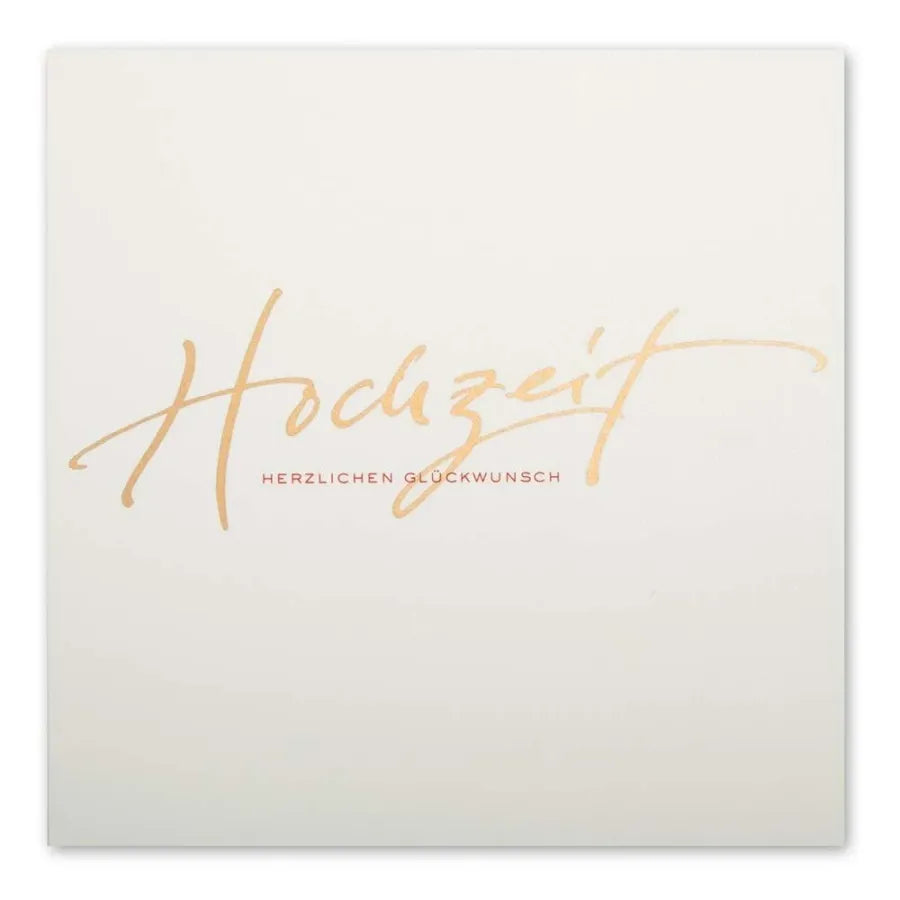 Bethge Grußkarte "Hochzeit Herzlichen Glückwunsch" Kalligrafie