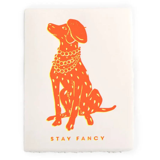 Bethge Grußkarte "Stay Fancy" Bütten