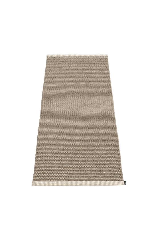 pappelina Teppich Mono dark mud 60x150cm