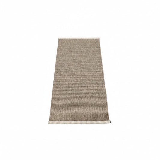 pappelina Teppich Mono dark mud 60x150cm
