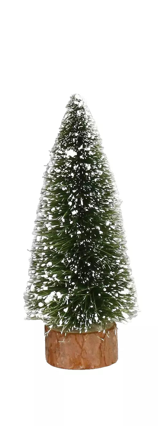 INGE-GLAS Deko Tannenbaum gefrostet 18cm