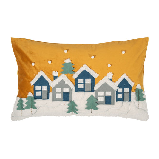PAD Kissenhülle "Snow World" 30x50cm, Farbe Honey