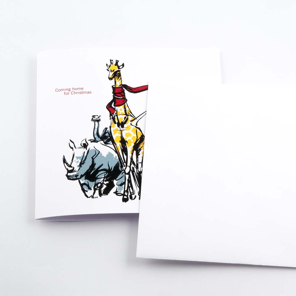 Bethge Weihnachtskarte Coming home for Christmas
