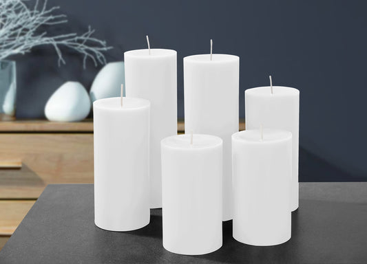 Engels Kerzen Stumpenkerze 8x8 cm weiß