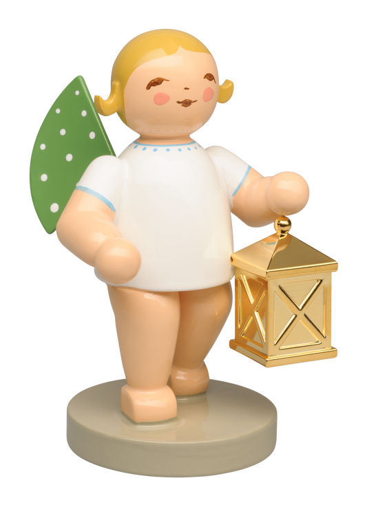 Wendt und Kühn Weggefährte, Engel mit Laterne, vergoldet