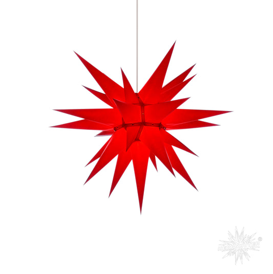 Herrnhuter Stern aus Papier 60 cm, I6 rot