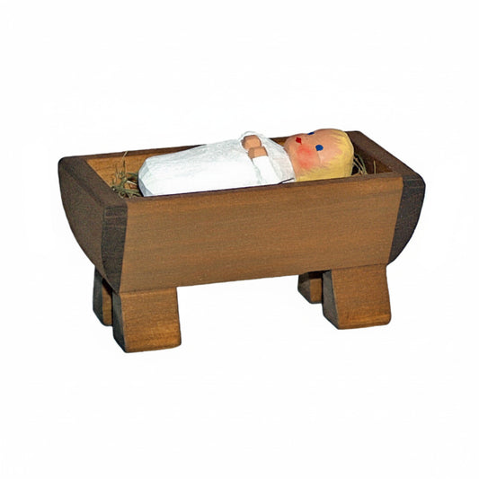 Lotte Sievers-Hahn Krippenfiguren 12cm, Christkind, blond, 4,5 cm *, 2 teilig (Typ 1)