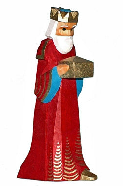 Lotte Sievers-Hahn Krippenfiguren 12cm, König rot