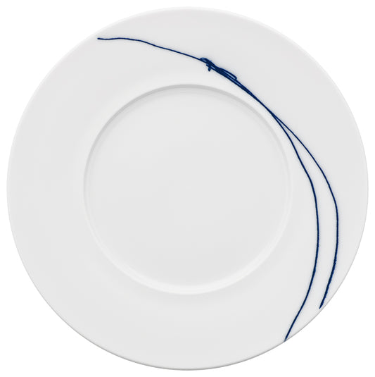 Hering Berlin Granat Teller mit breiter Fahne für Zwischengang