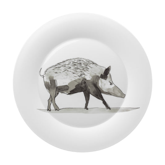 Hering Berlin - Piqueur Wildschwein/Wildsau, Platzteller, Essteller groß