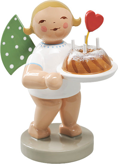 Wendt & Kühn Engel mit Kuchen und Herz