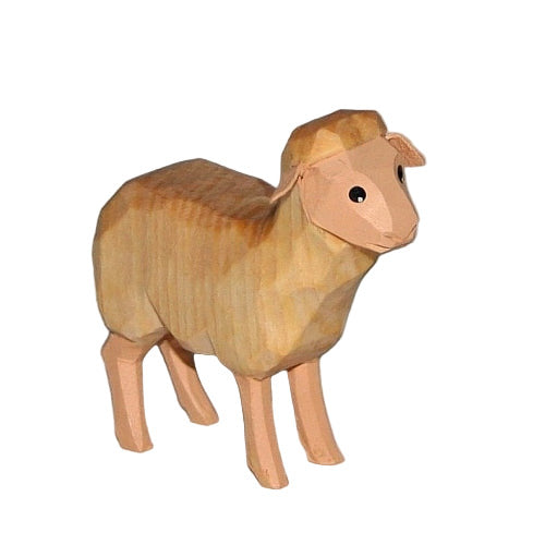 Lotte Sievers-Hahn Krippenfiguren 24cm, Lamm hell stehend 6,5cm