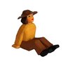 Lotte Sievers-Hahn Krippenfiguren 12cm, Hirte sitzend 7cm