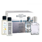 Lampe Berger Geschenkset ESSENTIELLE ECKIG mit jeweils 250ml neutraler Essenz und Zeste Verveine