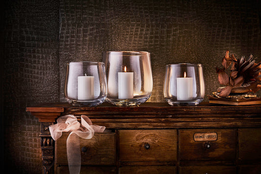 Engels Kerzen Windlicht "Valerie"  transparent
