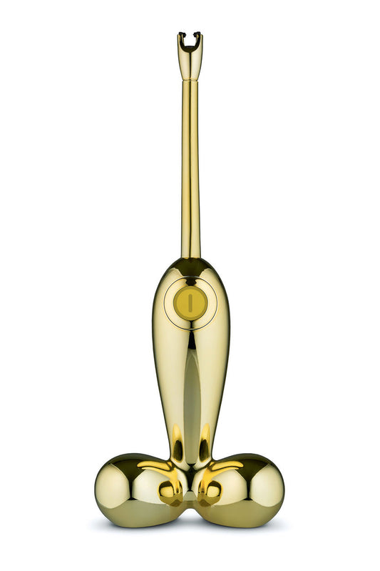 Alessi elektrisches Lichtbogenfeuerzeug "Firebird 2.0" aufladbar, Farbe Gold