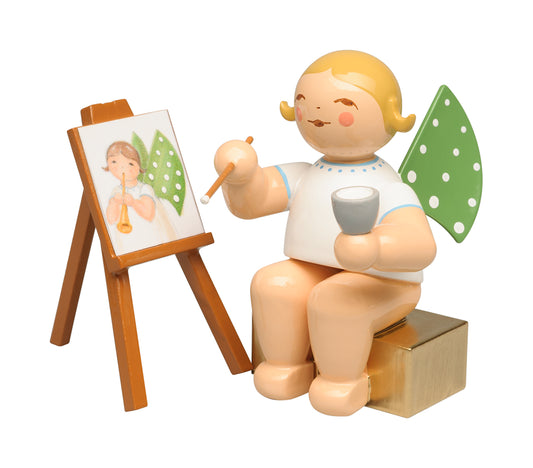 Wendt & Kühn Geburtstagsengel 2023, mit Staffelei