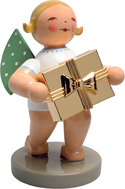 Wendt & Kühn Gratulant, Engel mit Geschenk Goldedition N° 7