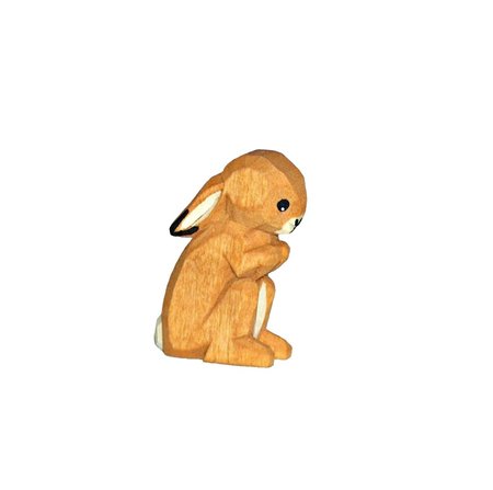 Lotte Sievers-Hahn Figur Hase mit Schlappohr, passend zu den 12 cm Krippenfiguren