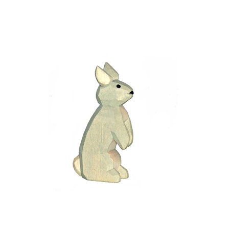 Lotte Sievers-Hahn Krippenfiguren 12cm, Wildkaninchen 4,5cm