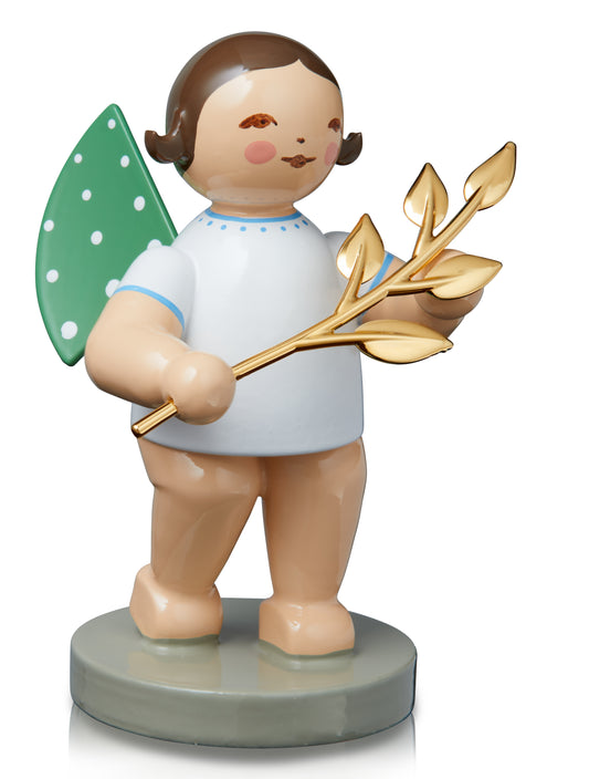 Wendt & Kühn Goldedition No 128 Der Achtsame - Engel mit Zweig