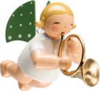 Wendt & Kühn Engel mit Waldhorn, schwebend